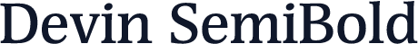 Devin SemiBold