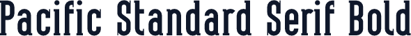 Pacific Standard Serif Bold