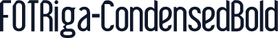 FOTRiga-CondensedBold