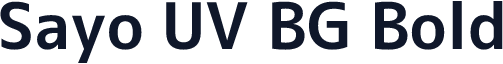 Sayo UV BG Bold