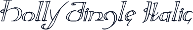 Holly Jingle Italic