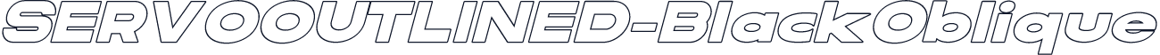SERVOOUTLINED-BlackOblique