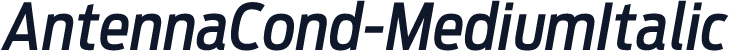 AntennaCond-MediumItalic