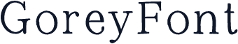 GoreyFont