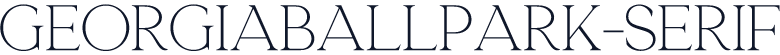 GeorgiaBallpark-Serif