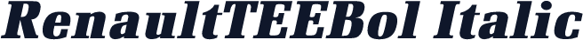 RenaultTEEBol Italic
