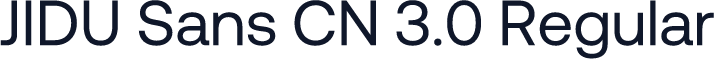 JIDU Sans CN 3.0 Regular