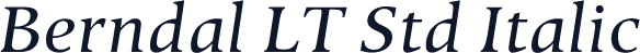 Berndal LT Std Italic