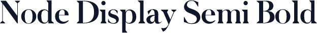 Node Display Semi Bold