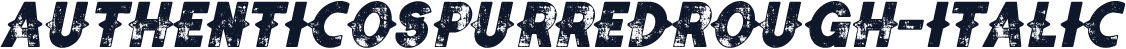 AuthenticoSpurredRough-Italic