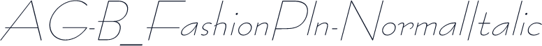 AG-B_FashionPln-NormalItalic