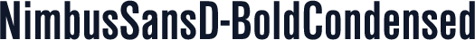 NimbusSansD-BoldCondensed