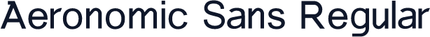Aeronomic Sans Regular