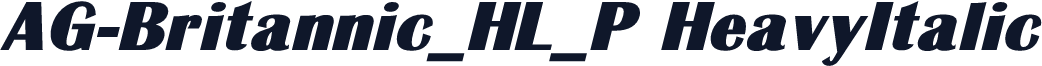 AG-Britannic_HL_P HeavyItalic