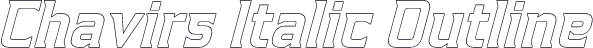 Chavirs Italic Outline
