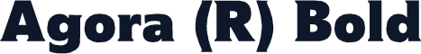 Agora (R) Bold