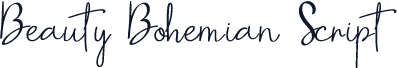 Beauty Bohemian Script