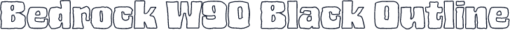 Bedrock W90 Black Outline