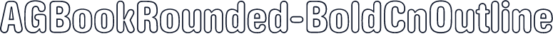 AGBookRounded-BoldCnOutline