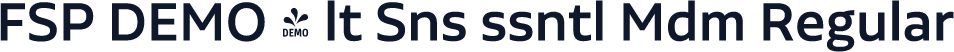 FSP DEMO - lt Sns ssntl Mdm Regular