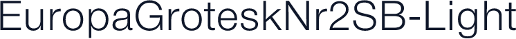 EuropaGroteskNr2SB-Light