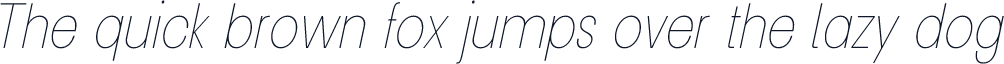 Lunera Condensed Thin Italic