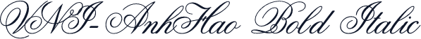 VNI-AnhHao Bold Italic