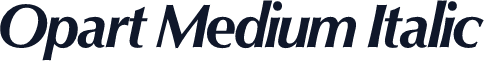 Opart Medium Italic