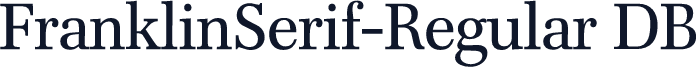 FranklinSerif-Regular DB