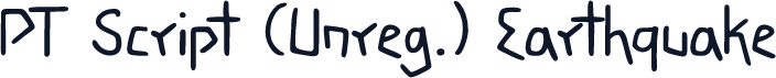PT Script (Unreg.) Earthquake