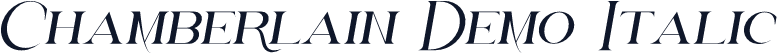 Chamberlain Demo Italic