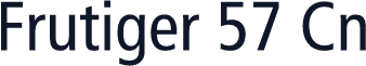Frutiger 57 Cn