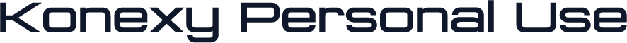 Konexy Personal Use