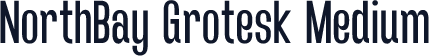 NorthBay Grotesk Medium
