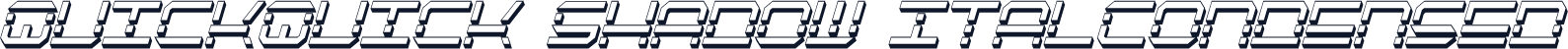 QuickQuick Shadow ItalCondensed