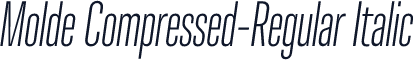 Molde Compressed-Regular Italic