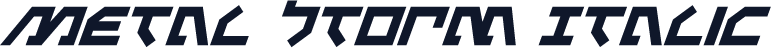Metal Storm Italic