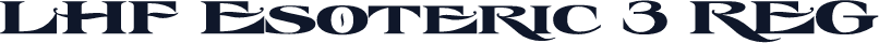 LHF Esoteric 3 REG