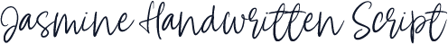 Jasmine Handwritten Script