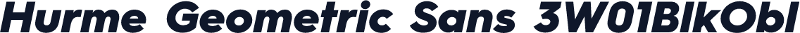 Hurme Geometric Sans 3W01BlkObl