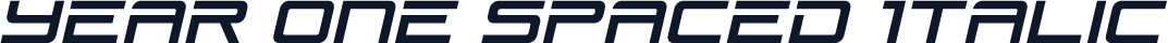Year One Spaced Italic