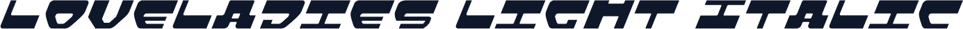 Loveladies Light Italic