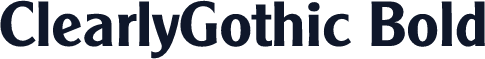 ClearlyGothic Bold