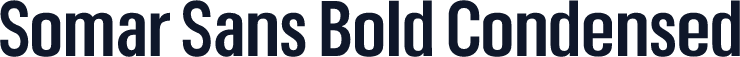 Somar Sans Bold Condensed