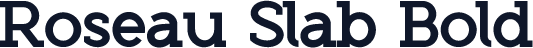 Roseau Slab Bold