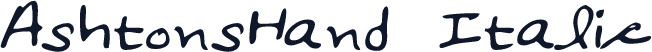 AshtonsHand Italic