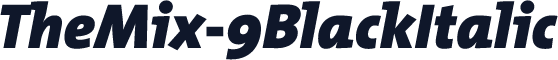 TheMix-9BlackItalic