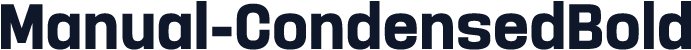 Manual-CondensedBold