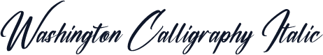 Washington Calligraphy Italic