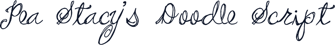 Pea Stacy's Doodle Script